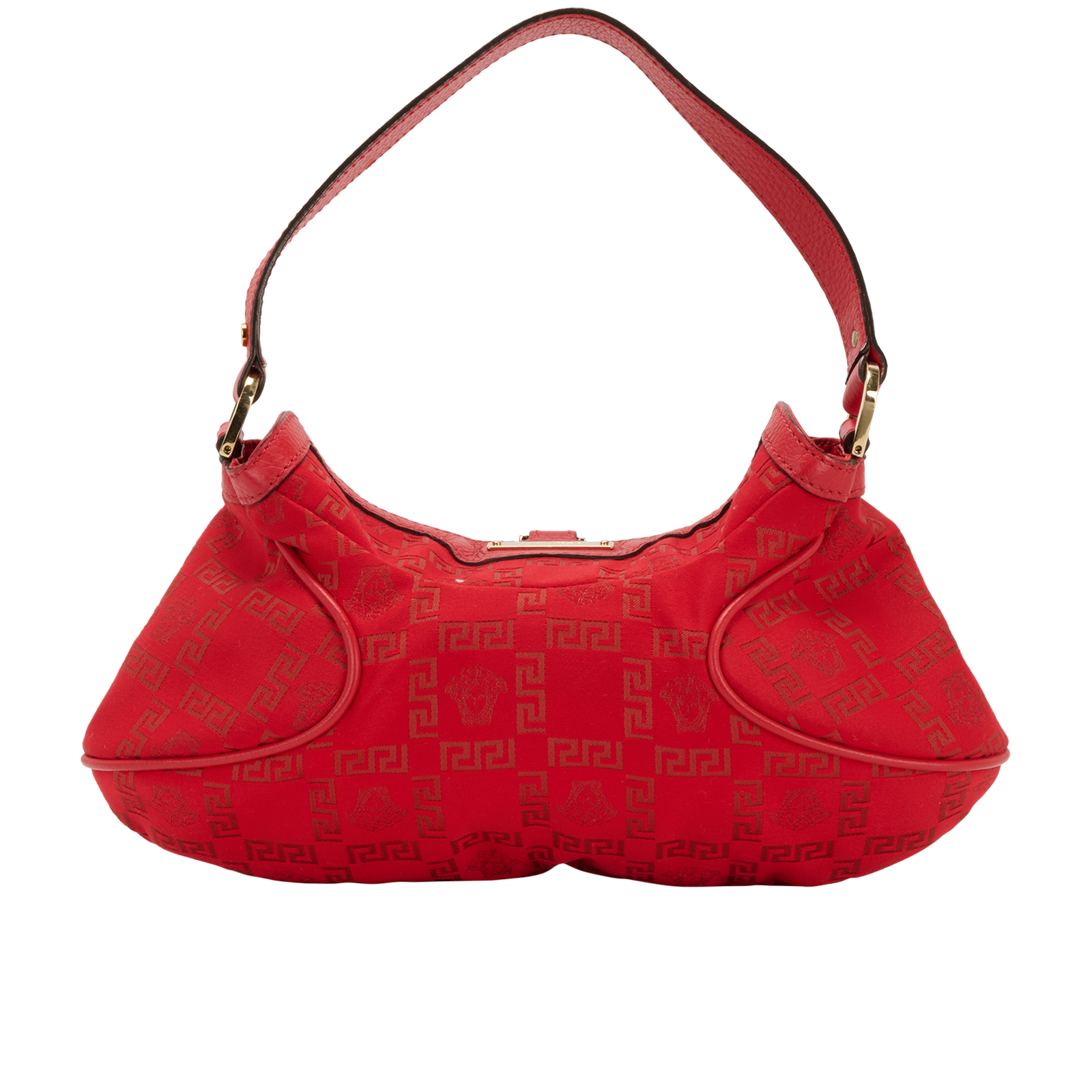 Vintage Shoulder Bag, &pound;195, Handbags, Red, Fabric, Back view